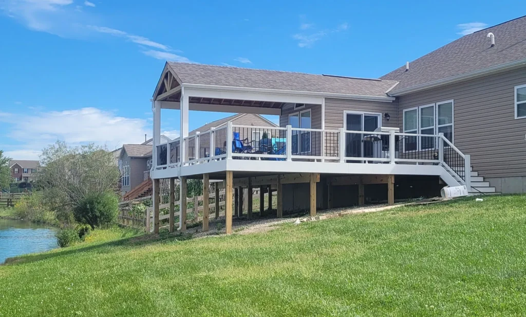 Covered Deck Pavilion by OE Decks & Outdoor Living