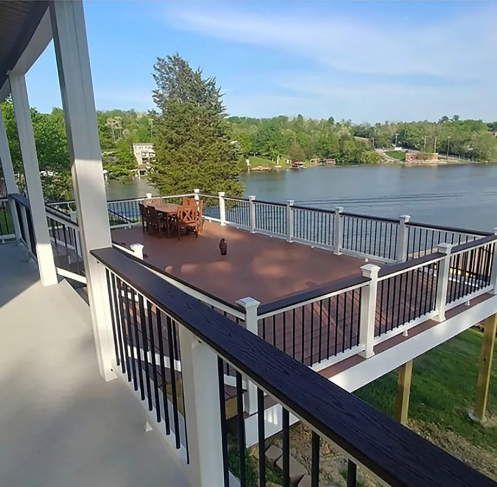 composite deck by OE Decks & Outdoor Living