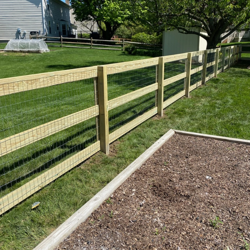 Wood Fence Installed