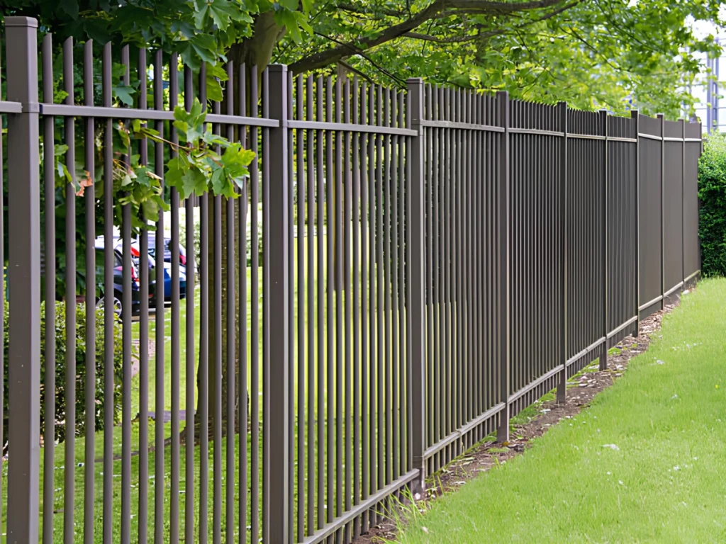 metal security fencing