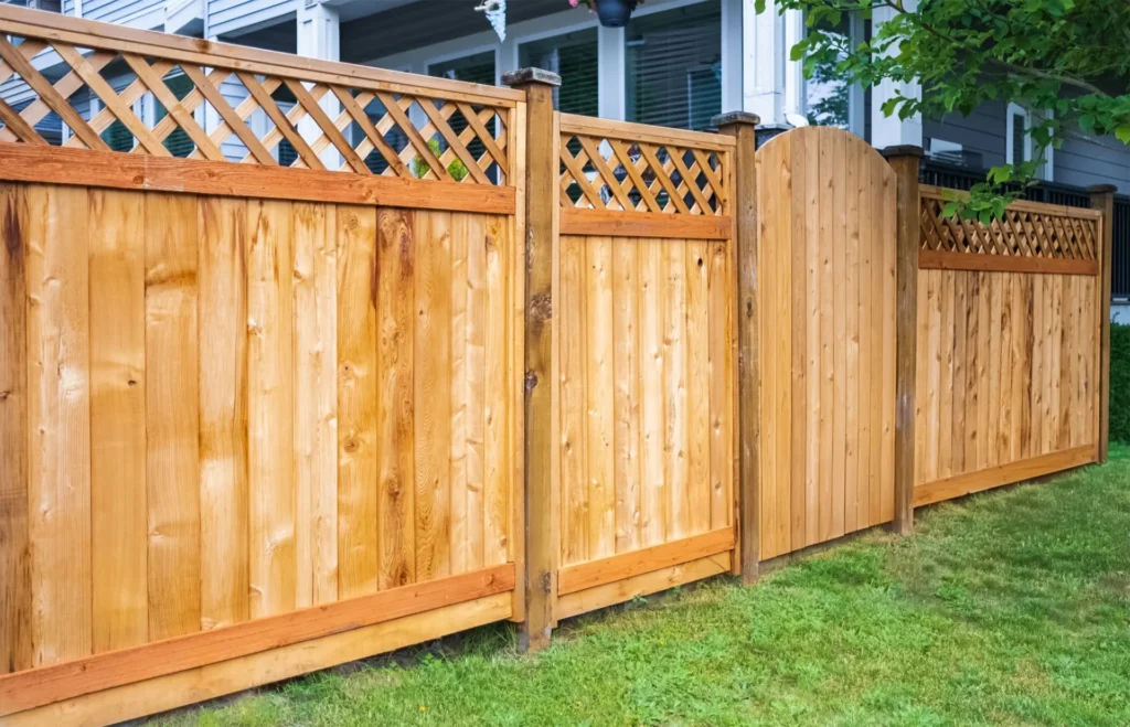 Modern Wooden Fence