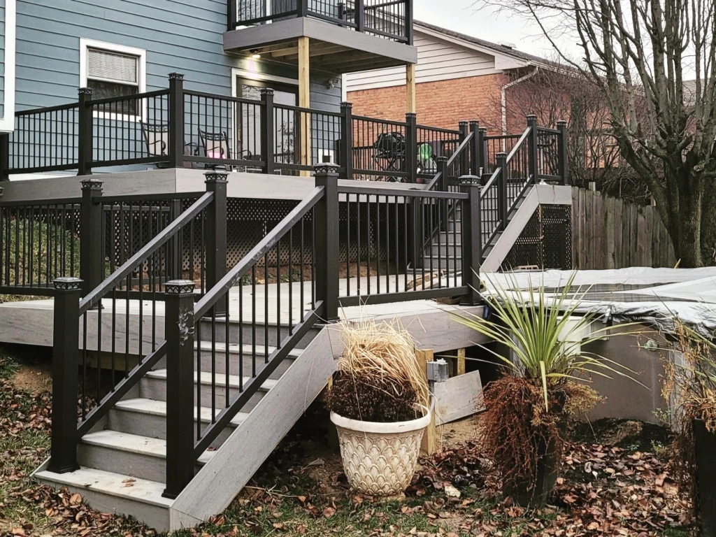 multilevel composite deck